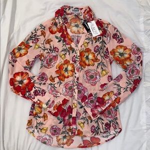 Express Portofino Slim Fit Floral Print